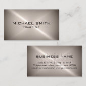 Chroestvrij staal visitekaartje (Voorkant / Achterkant)