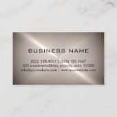 Chroestvrij staal visitekaartje (Achterkant)