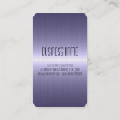 Chroestvrij staal visitekaartje (Achterkant)