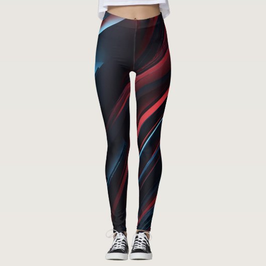 "Chrom Chaotic 3D Leggings: AR12 - Chaos 60" Leggings (Voorkant)