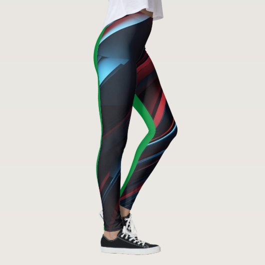 "Chrom Chaotic 3D Leggings: AR12 - Chaos 60" Leggings (Rechts)