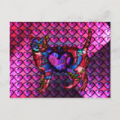 Chroma Calico Hearty Briefkaart (Voorkant)