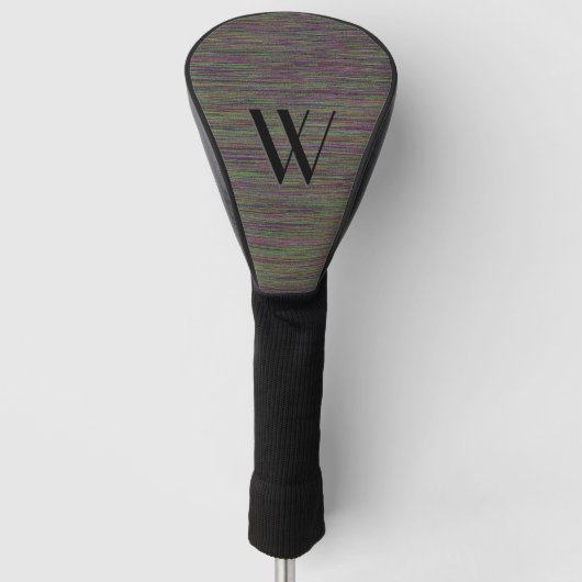 Chroma Denim look Monogram / Geïnformeerd Golfheadcover (Voorkant)