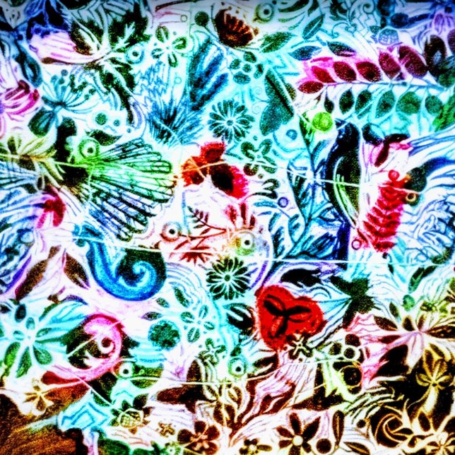 "Chroma Flora" 16x16 Kussen (Creator heeft geüpload)