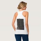 chroma flow (contrastspikkels) tanktop (Volledige Achterkant)