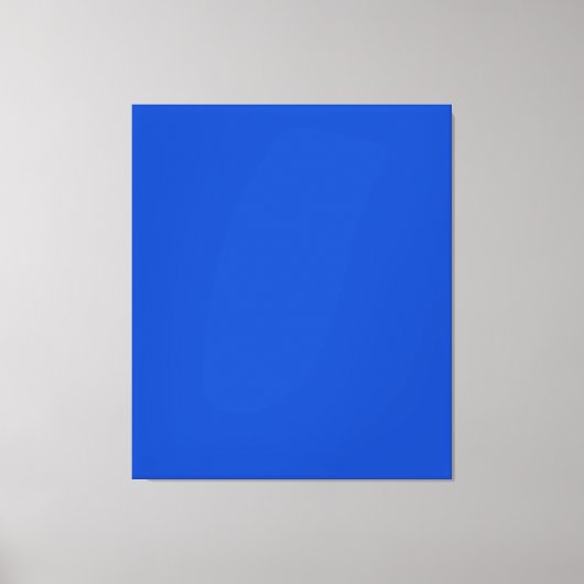 Chroma key kleur Blauw Canvas Afdruk (Voorkant)