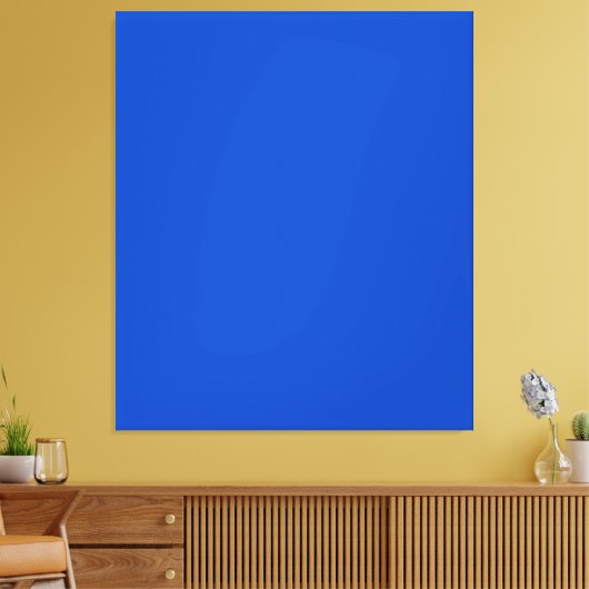 Chroma key kleur Blauw Canvas Afdruk (Insitu (Woonkamer))
