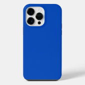 Chroma key kleur Blauw iPhone Hoesje (Achterkant)