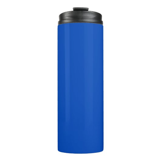 Chroma key kleur Blauw Thermosbeker (Voorkant)