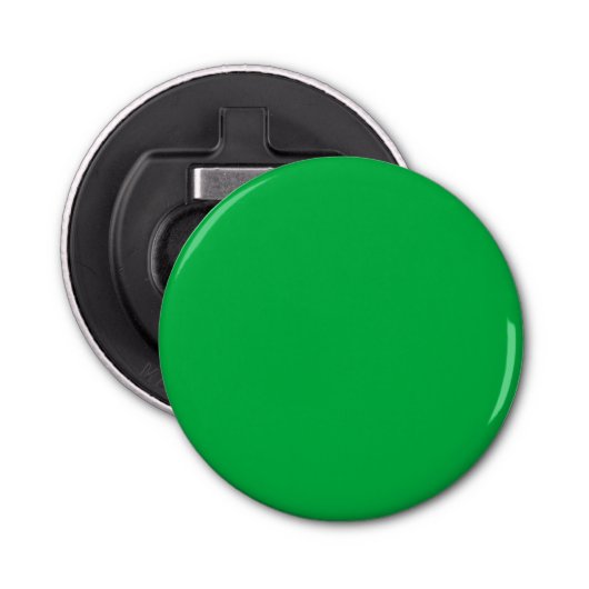 Chroma key kleur Groen Button Flesopener (Voorkant)