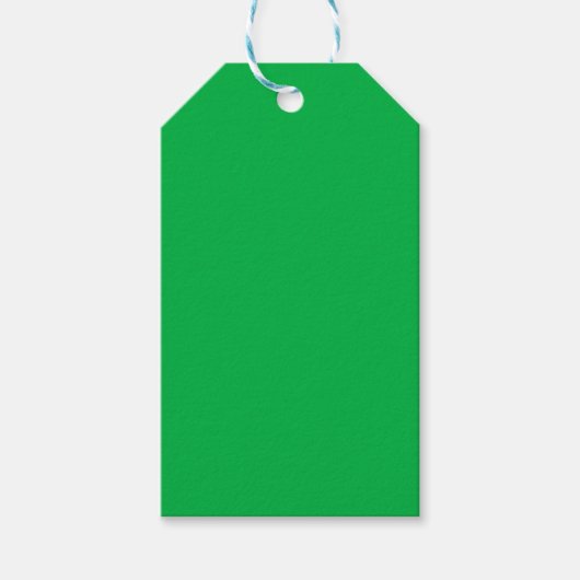 Chroma key kleur Groen Cadeaulabel (Voorkant)