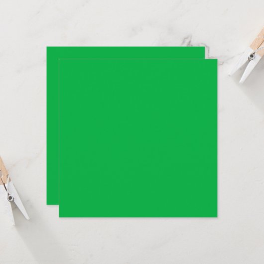 Chroma key kleur Groen Kaart (Voorkant / Achterkant in situ)