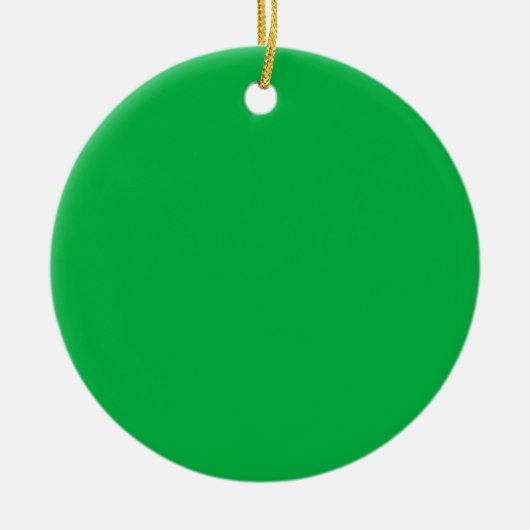 Chroma key kleur Groen Keramisch Ornament (Voorkant)