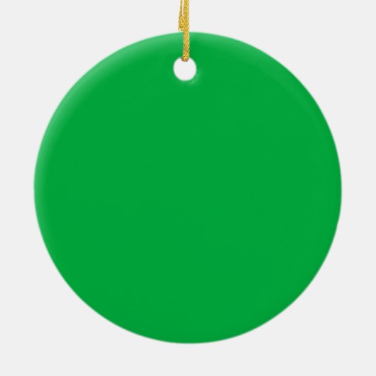 Chroma key kleur Groen Keramisch Ornament (Achterkant)