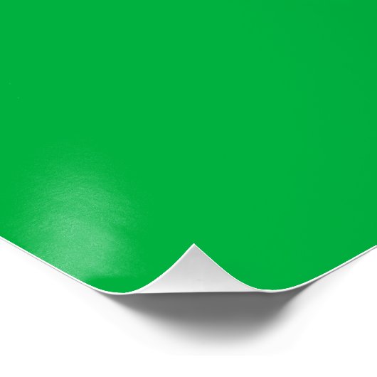 Chroma key kleur Groen Perfect Poster (Hoek)