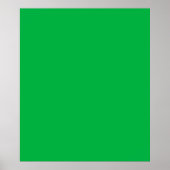 Chroma key kleur Groen Poster (Voorkant)
