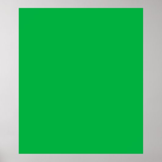 Chroma key kleur Groen Poster (Voorkant)