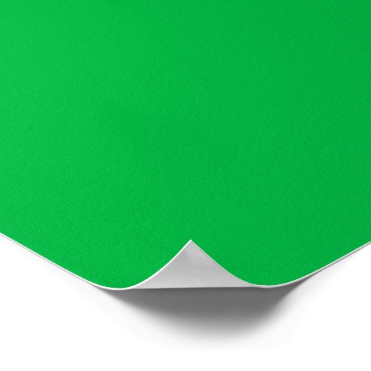 Chroma key kleur Groen Poster (Hoek)