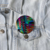 Chroma Rays Ronde Button 7,6 Cm (In situ)
