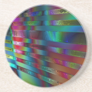 Chroma Rays Zandsteen Onderzetter