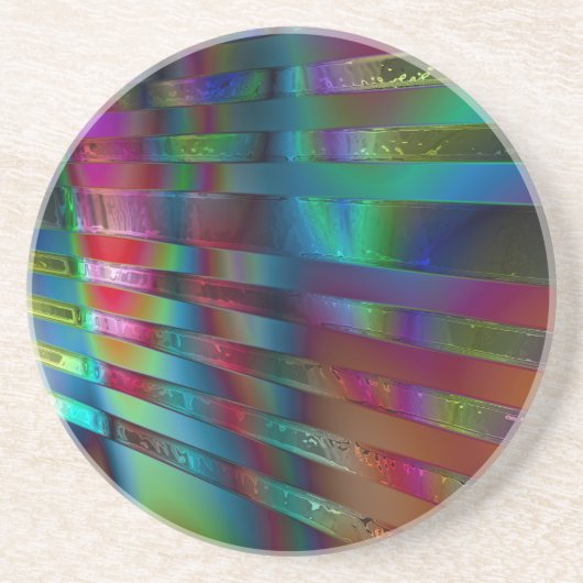 Chroma Rays Zandsteen Onderzetter (Voorkant)