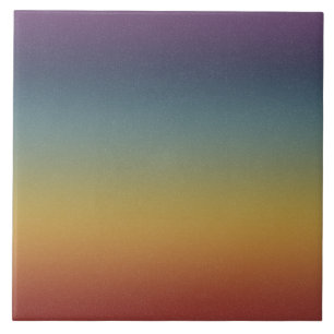 Chroma Textura - Rainbow Sunset Keramische Tegel Tegeltje