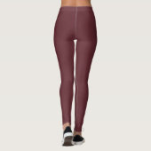 Chroma Textura - Wijn Leggings (Achterkant)