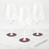 Chroma Textura - Wijn Wijn Glas Charm (Set)