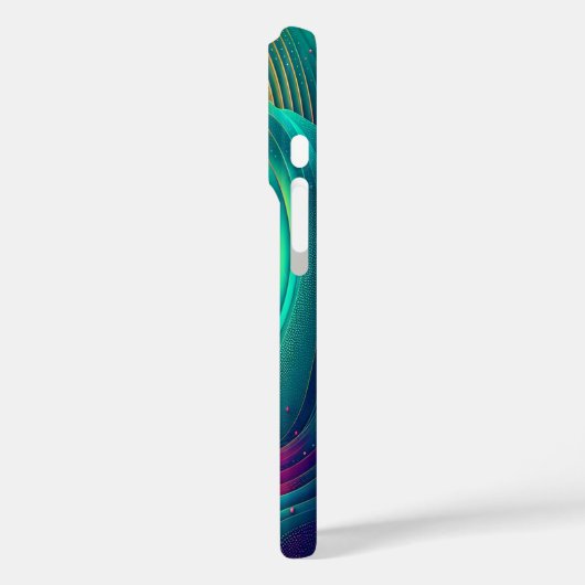 chromaflux-werveling Case-Mate iPhone case (Achterkant / Links)