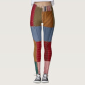 "ChromaStitch Leggings: Levendige samensmelting va Leggings (Voorkant)