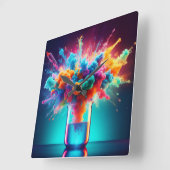 Chromatic Alchemy Vierkante Klok (Hoek)