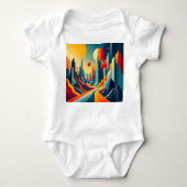 Chromatic Cityscape Romper (Voorkant)