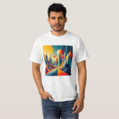 Chromatic Cityscape T-shirt (Voorkant volledig)