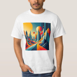 Chromatic Cityscape T-shirt