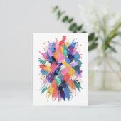 Chromatic Collision Briefkaart (Staand voorkant)