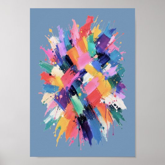 Chromatic Collision Poster (Voorkant)