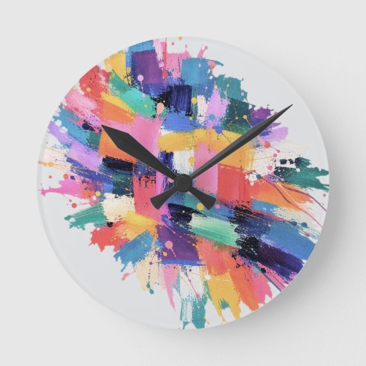 Chromatic Collision Ronde Klok (Voorkant)