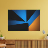 Chromatic Convergence Canvas Afdruk (Insitu (Woonkamer))