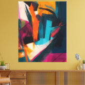 Chromatic Crosscurrents Canvas Afdruk (Insitu (Woonkamer))