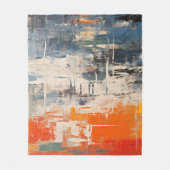 Chromatic Crossroads Abstract Digital Painting Fleece Deken (Voorkant)