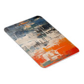 Chromatic Crossroads Abstract Digital Painting Magneet (Rechterzijde)