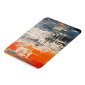 Chromatic Crossroads Abstract Digital Painting Magneet (Linkerzijde)