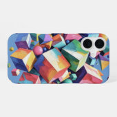 Chromatic Cube Symphony iPhone 16 Hoesje (Achterkant horizontaal)