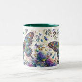 chromatic flight Mug Tweekleurige Koffiemok (Center)