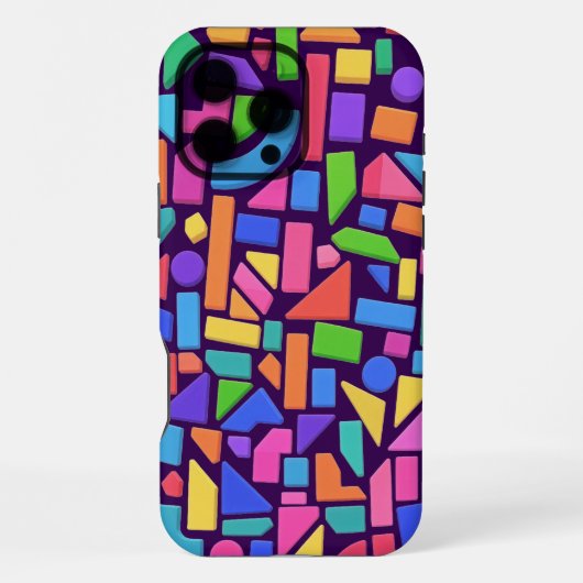 Chromatic Geometry iPhone Hoesje (Achterkant)
