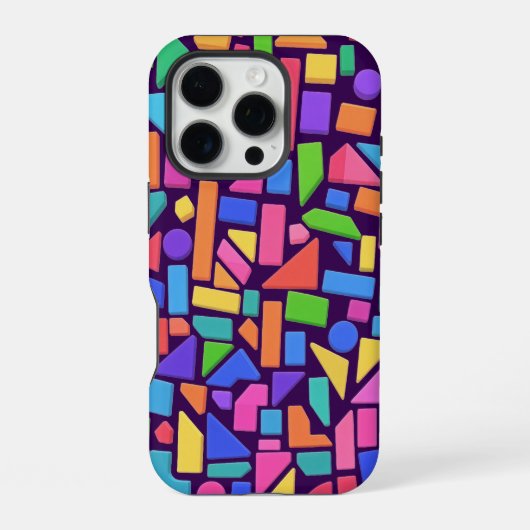 Chromatic Geometry iPhone Hoesje (Achterkant)