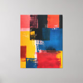 Chromatic Intersections Canvas Afdruk (Voorkant)