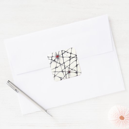 Chromatic Intersections Vierkante Sticker (Envelop)
