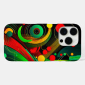 Chromatic Pulse Case-Mate iPhone Case (Achterkant (horizontaal))