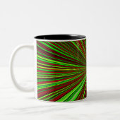  Chromatic Radialburst Mug Tweekleurige Koffiemok (Links)